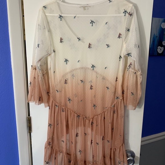 Gimmicks by BKE The Buckle Hi Low Lace Top Ombré - Picture 5 of 7